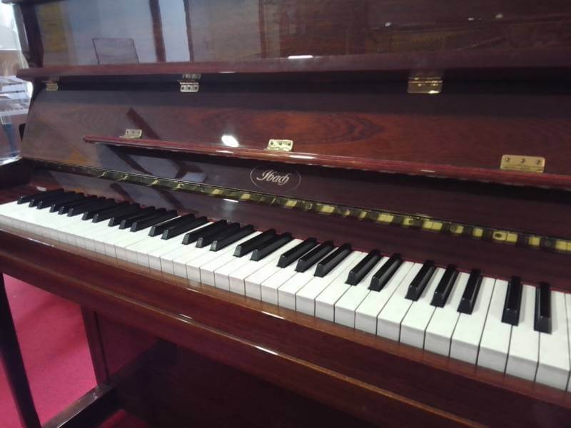 Ibach clavier piano droit sauter laqué noir