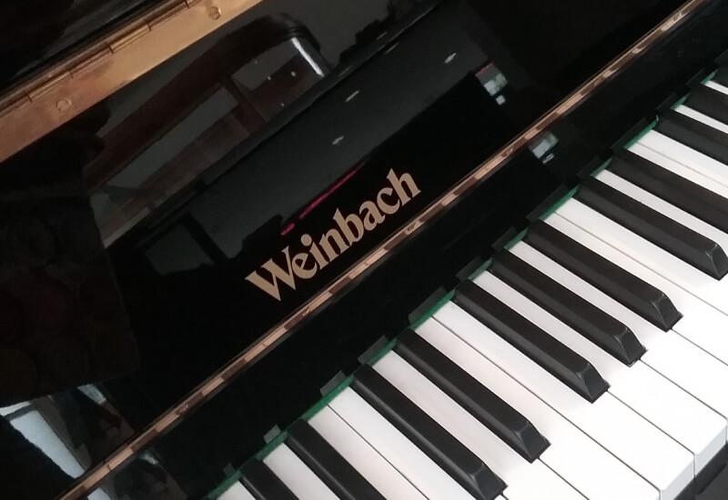 WEINBACH 117 CLAVIER piano tchèque petrof